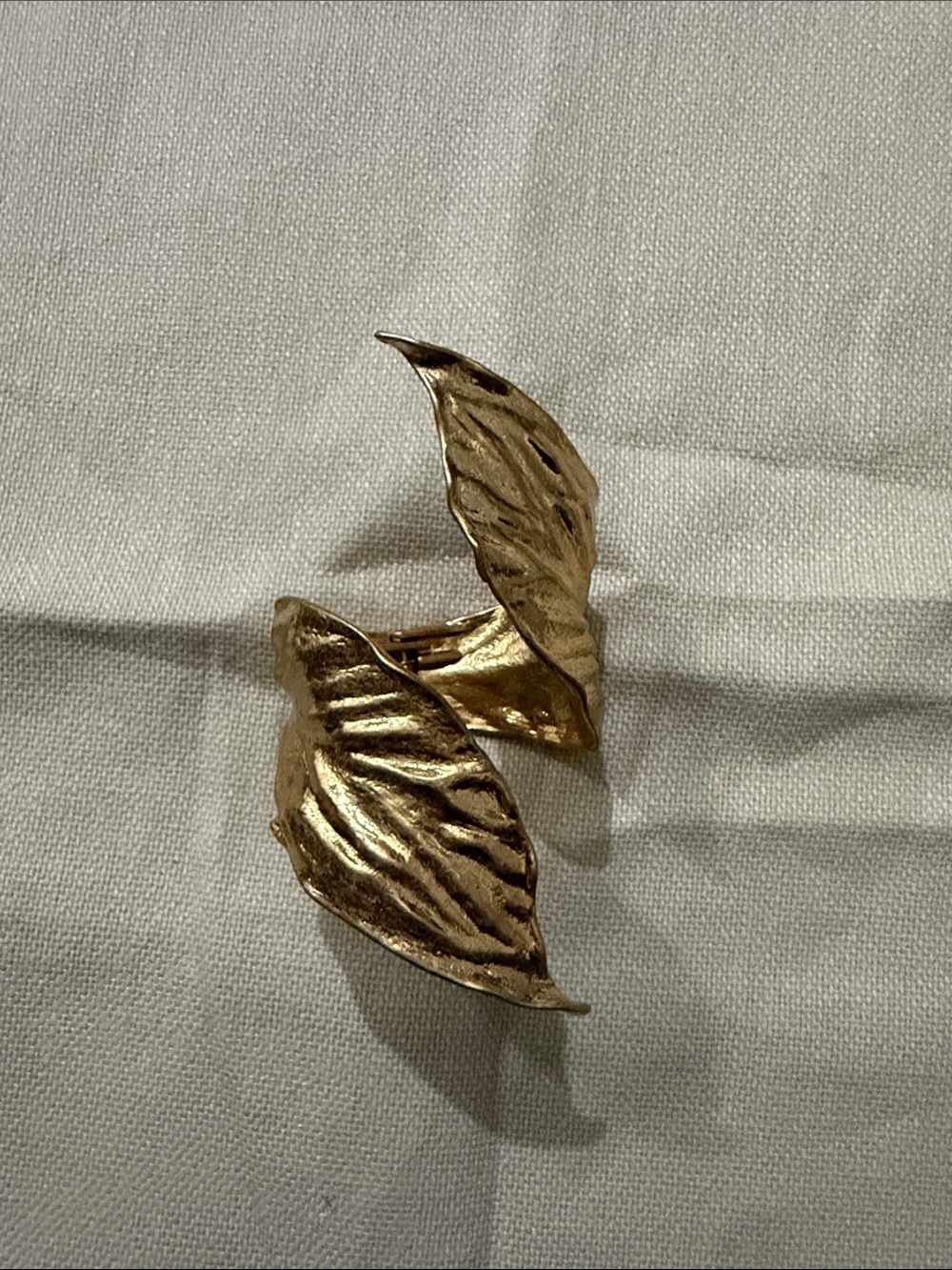 Zara Gold Leaf Wrap Ear Cuff